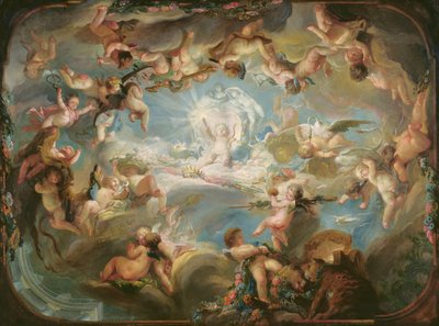 Le triomphe de Cupidon sur tous les dieux, 1752 - Gabriel de Saint Aubin